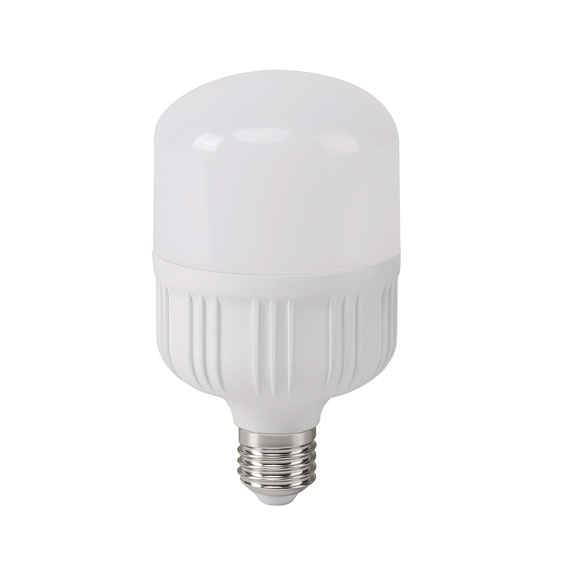 Plast-aluminium Hybrid T-Series LED-pærer (E27/E40-sokkel)
